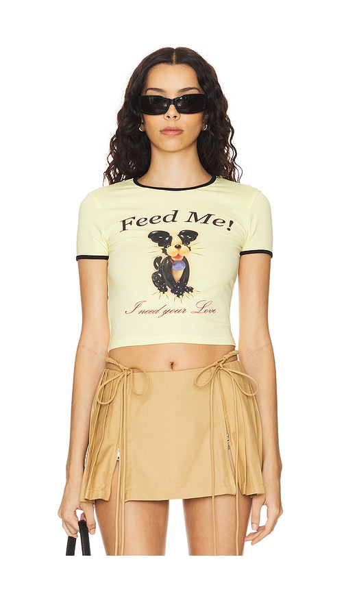 nodress FEED ME ミニTシャツ