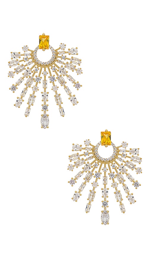 Nickho Rey Women's Holly 14k-yellow-gold Vermeil & Crystal Drop Earrings