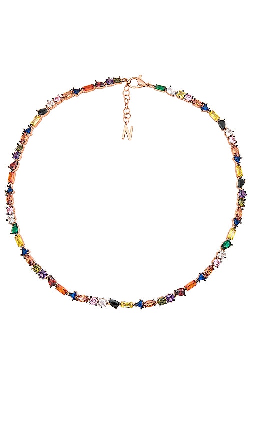 nickho rey Julie Necklace in Multi & Rose Gold | REVOLVE