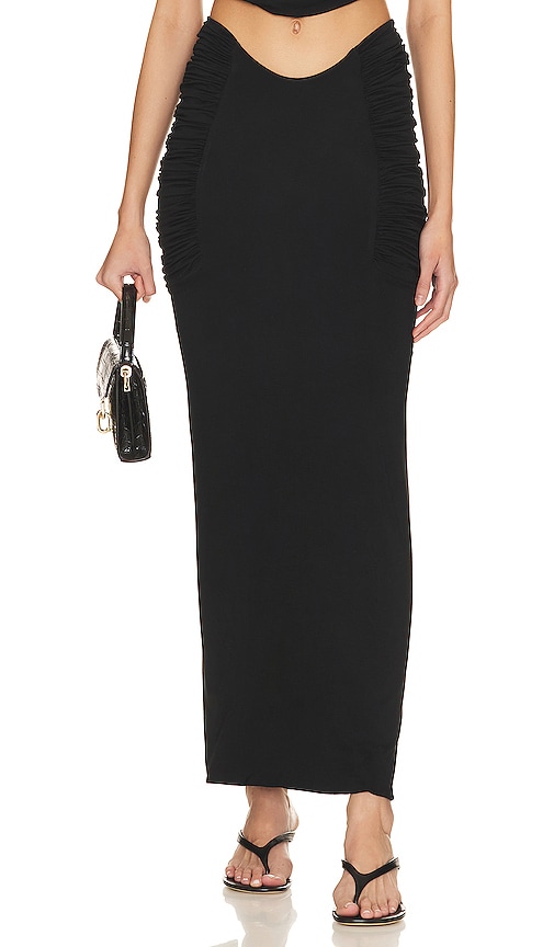 Natalie Rolt Constance Skirt in Black