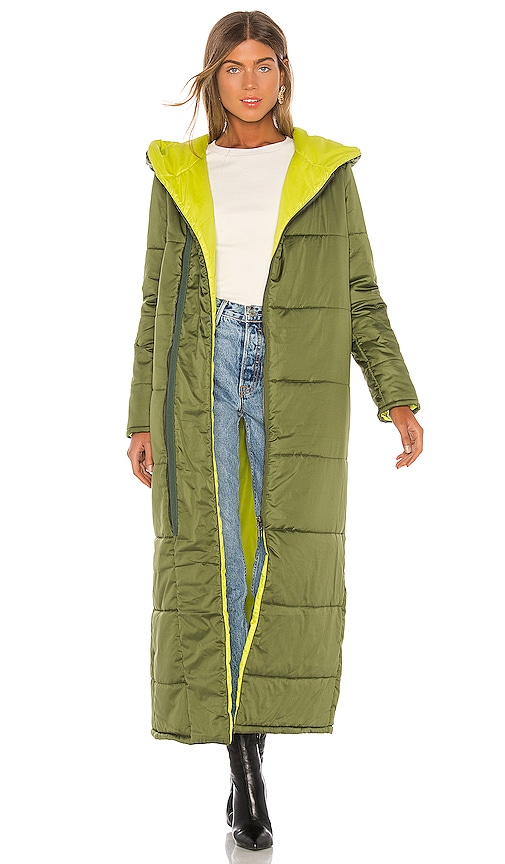 long length puffer coat