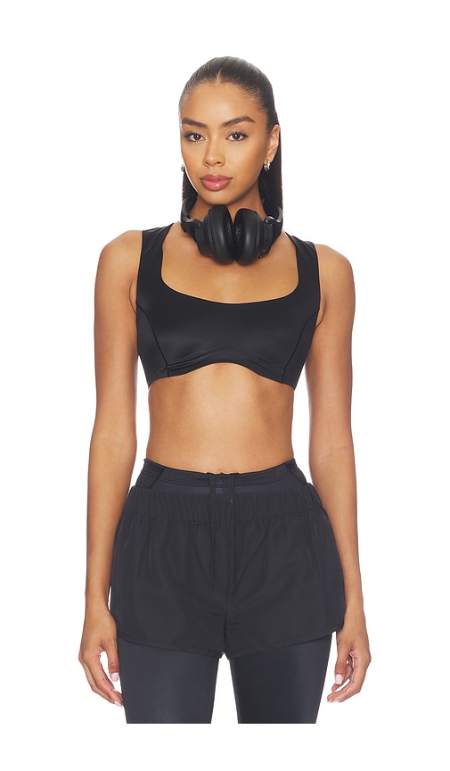 NikeSKIMS Shine Open Scoop Bra in Black. - size L (also in M, S, XL, XS, XXS)
