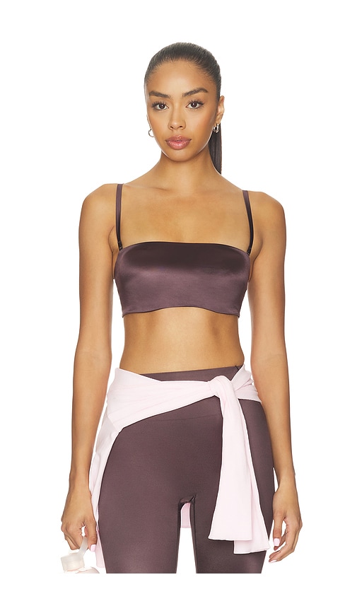 NikeSKIMS Shine Bandeau Bra in Brown. - size XS (also in M, S)