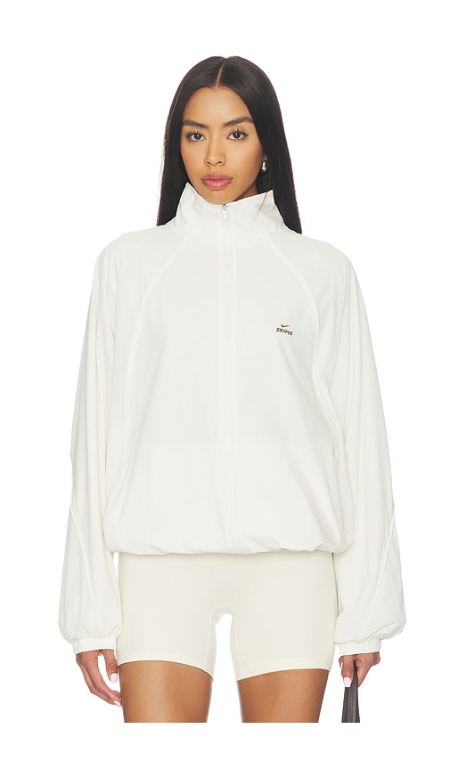 NikeSKIMS Stretch Nylon Jacket in Ivory | REVOLVE