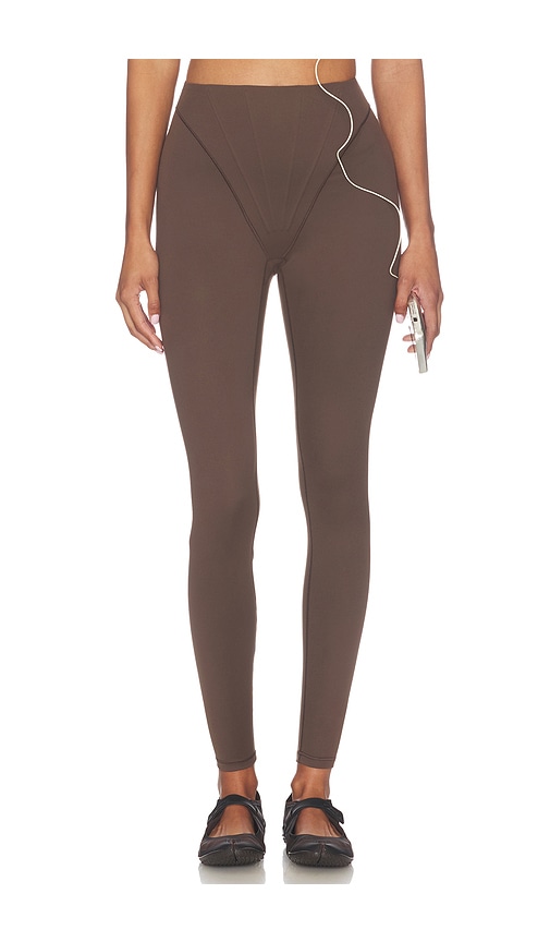NikeSKIMS Matte Corset Leggings - Women's Clothing