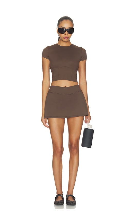 NikeSKIMS Matte Corset Crop Top | Thumbnail 4