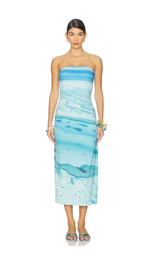 Nue Studio Lagoon Dress In Blue