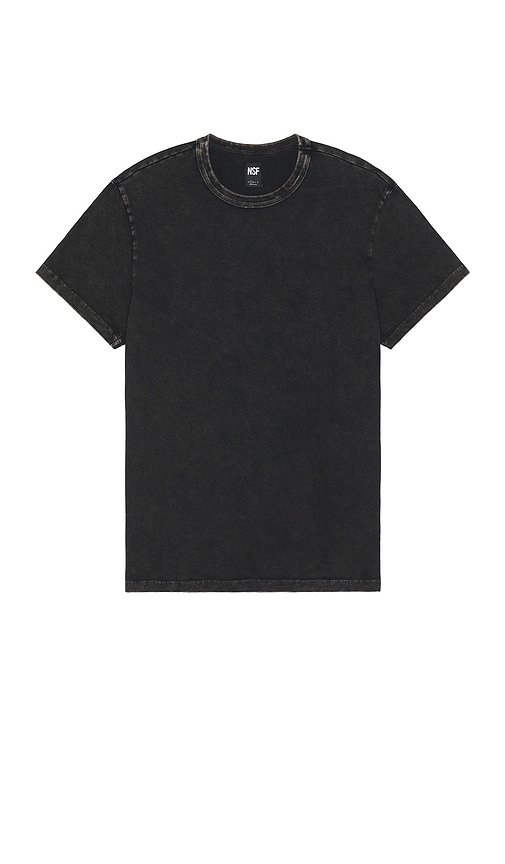 NSF Slim Tee in Acid Black