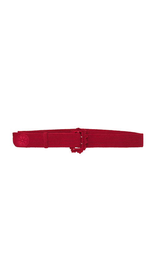 Crochet Belt With Embroidery Logo