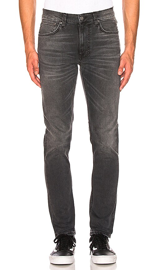 nudie lean dean mono grey