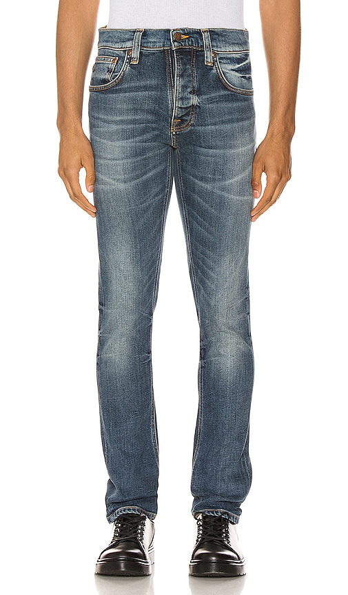 Nudie Jeans Grim Tim in Used De Lux