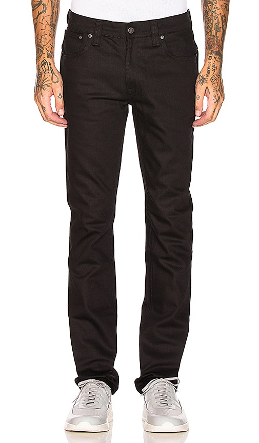 nudie thin finn dry cold black