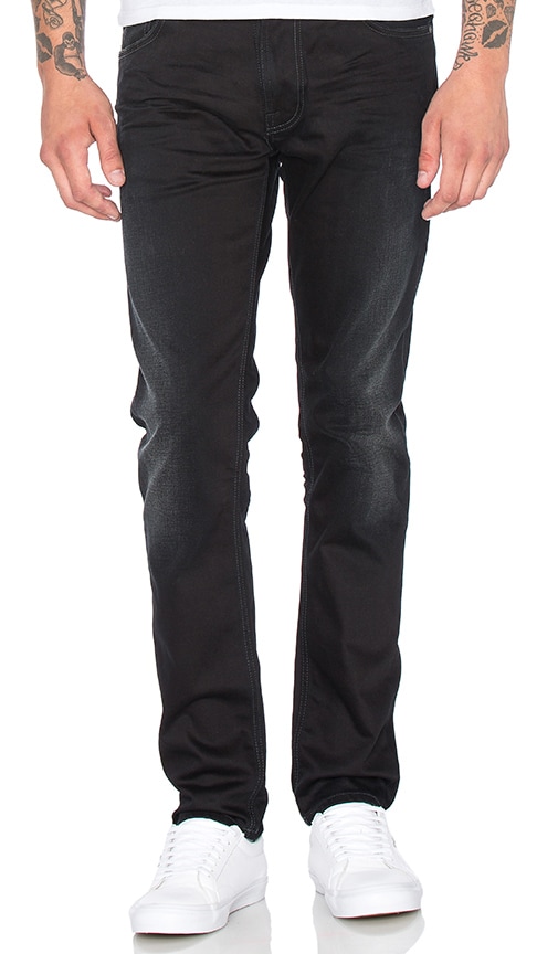 nudie jeans thin finn black