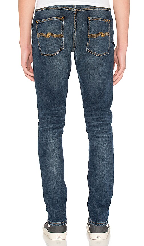 lean dean worn dark indigo