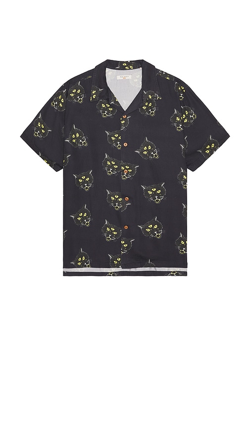 Nudie Jeans Arvid The Cat Hawaii Shirt