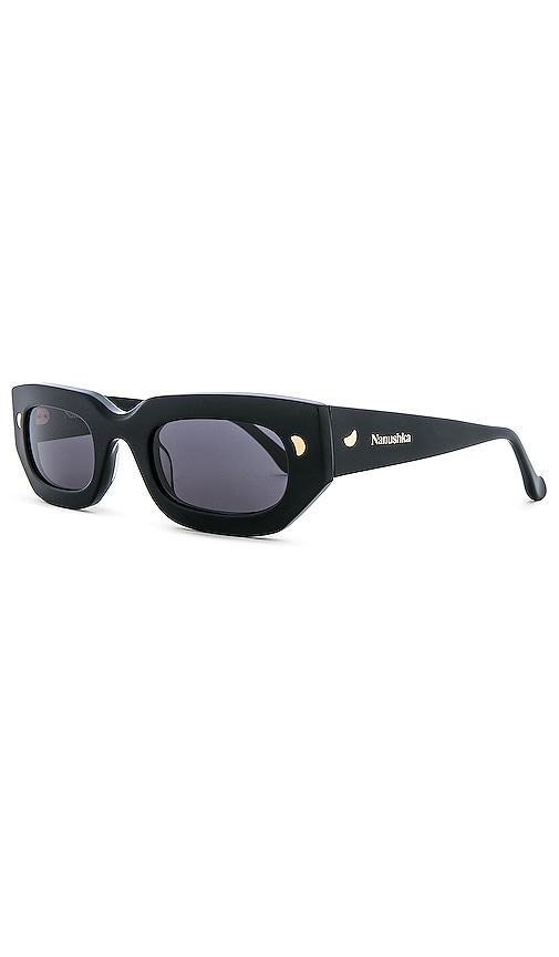 Shop Nanushka Kadee Sunglasses In Black