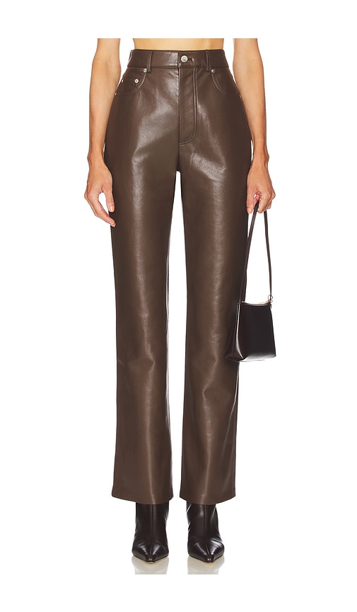 Seldes Pant in Chocolate. - size XS (also in L, M, S)