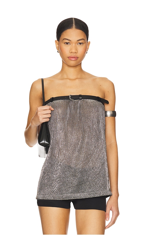 Gilma Top in Metallic . - size L (also in M, S) - Nanushka - Modalova
