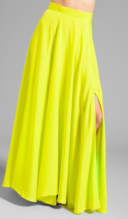 Designer Slit Maxi Skirt