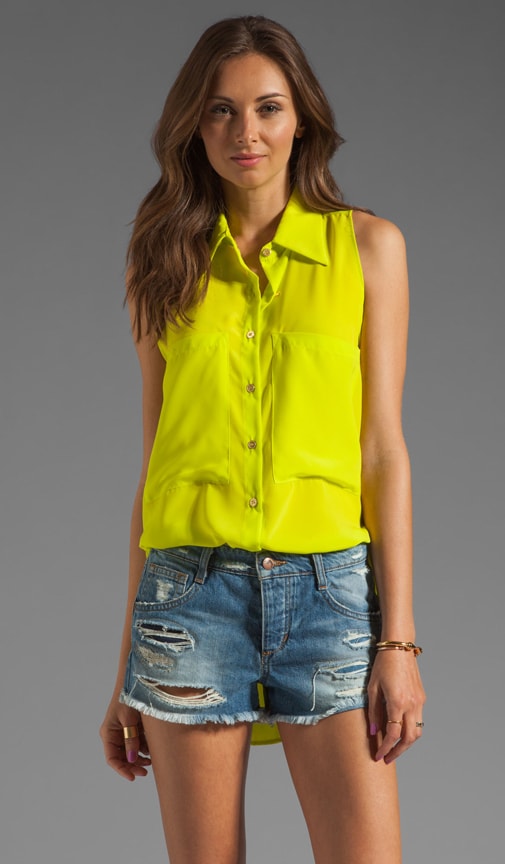 Sleeveless Bardot Blouse