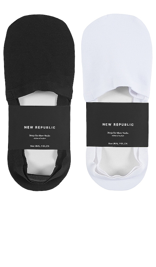 New Republic 2 Pack Ninja No Show Socks