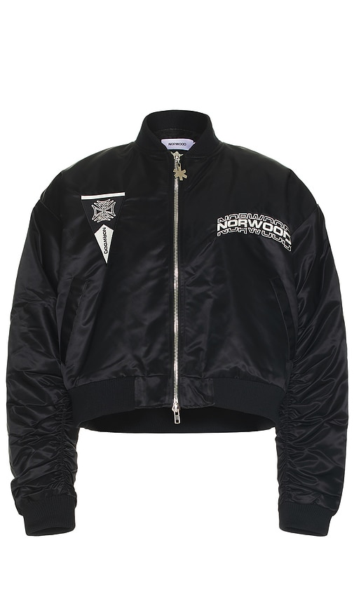 Shop Norwood Bomber Jacket In 黑色