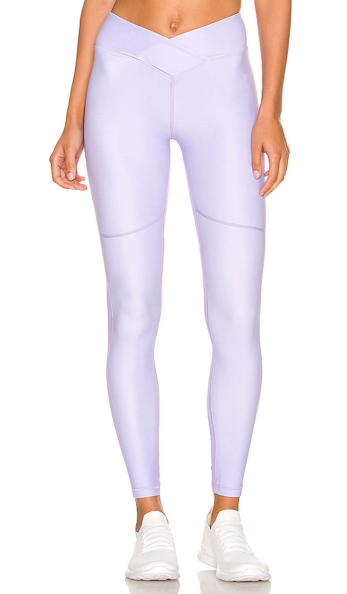 Beyond Yoga Spacedye Caught in the Midi High Waisted Legging in Bright  Amethyst Heather
