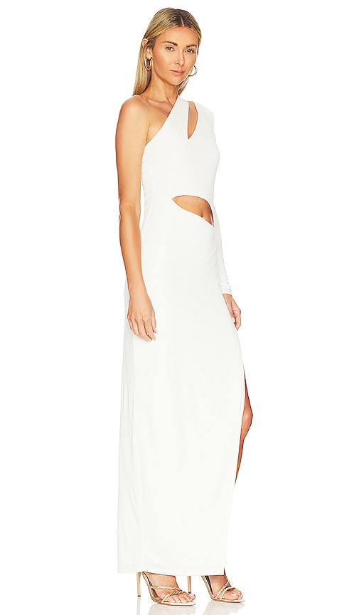 Shop Not Yours To Keep Michelle Maxi Dress In Ivory