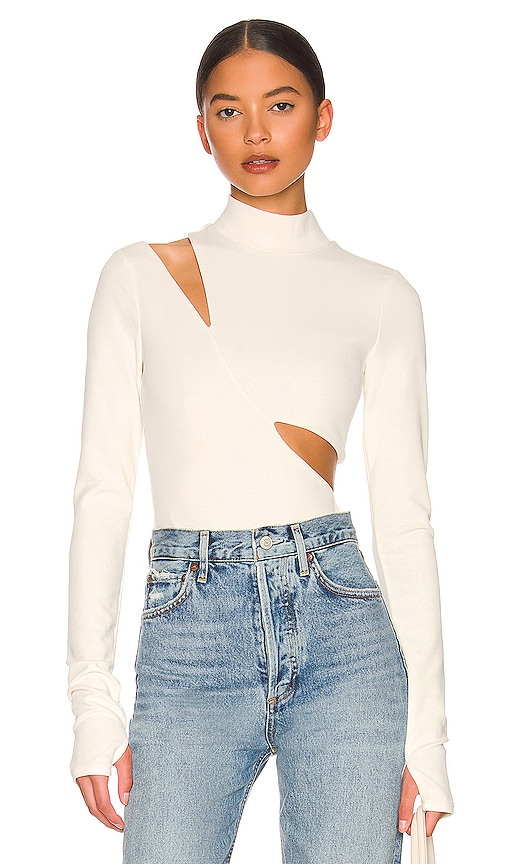 Not Yours To Keep Karter Bodysuit in White