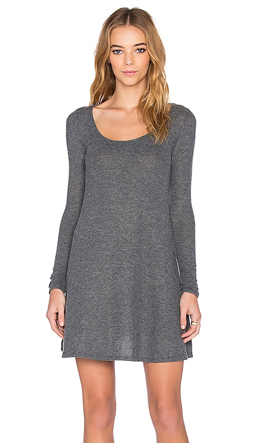 dark grey swing dress