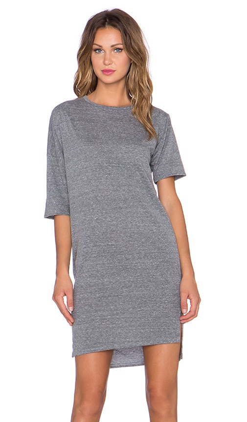 Long Drop Shoulder Tee Dress