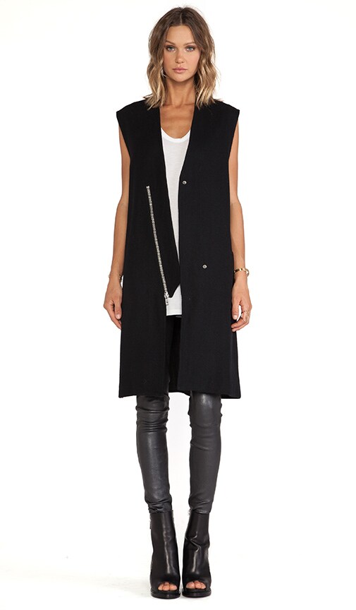 Lapel Zip Vest