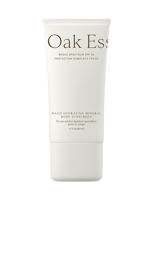 Oak Essentials Travel Daily Hydrating Mineral Body Sunscreen Spf 30