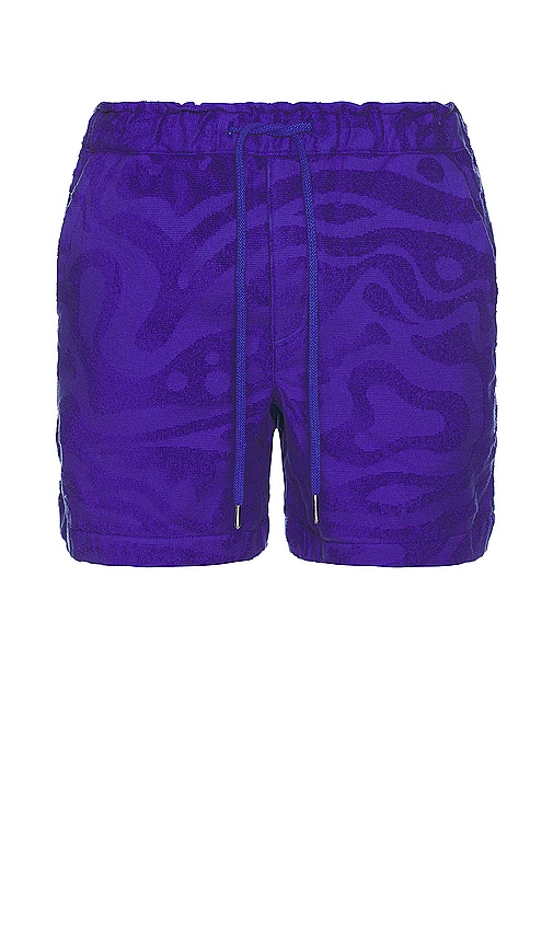 Oas Rapture Terry Shorts In Blue