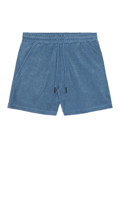 Coronet Terry Shorts in Blue. - size S (also in L, M, XL/1X)
