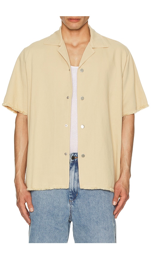  Oas Resort-shirt Bodega In Beige. Größe M. Also In L. 