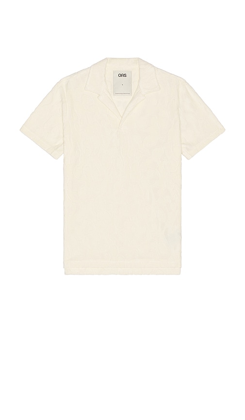 Summit Polo Terry Shirt in Ivory. - size L (also in M, S, XL/1X) - OAS - Modalova