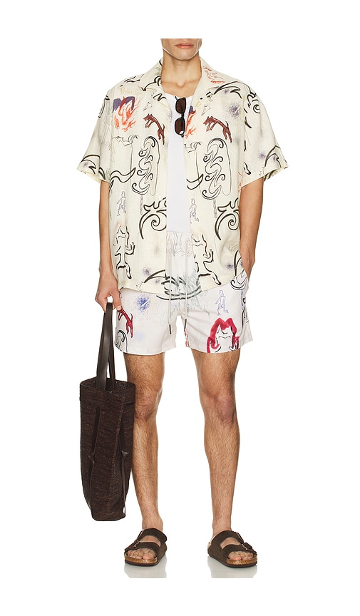  Oas Paradox Cuba Shirt In Cream. Size S. Also In L. 