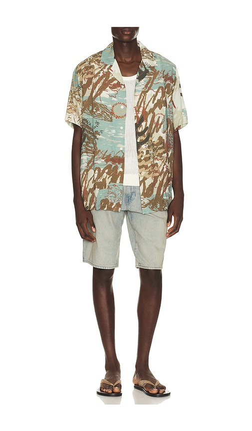  Oas Rocco-shirt Montara In Slate,beige. Größe S. Also In M, L, Xl/1x. 