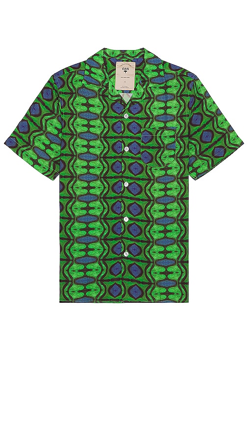 OAS Emerald Blues Viscose Shirt in Green
