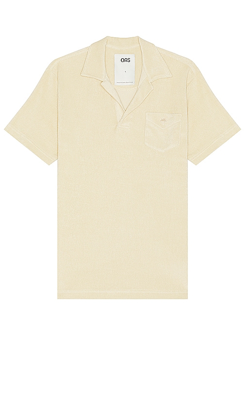 Oas Polo Terry Shirt In Beige