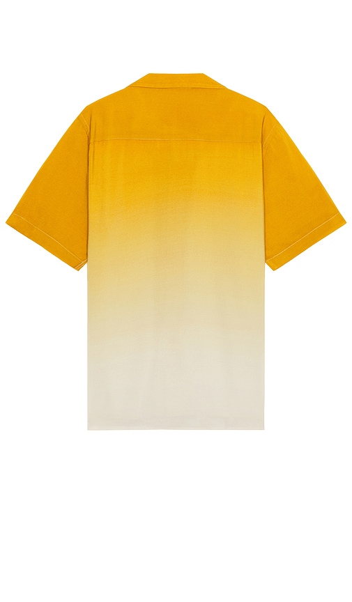 Shop Oas Evening Grade Viscose Shirt In Yellow