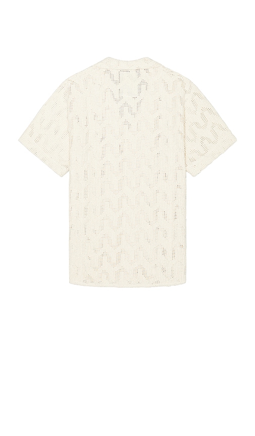 Shop Oas Atlas Cuba Crochet Shirt In 크림