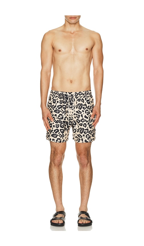  Oas Badeshorts Leo In Tan. Größe S. Also In M, L, Xl/1x. 