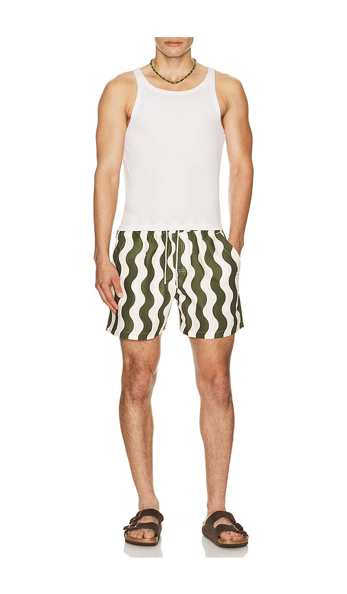  Oas Badeshorts Forest In Cream,army. Größe S. Also In M, L, Xl/1x. 