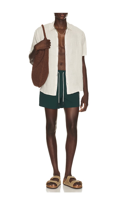  Oas Badeshorts Calo In Dark Green. Größe S. Also In M, L, Xl/1x. 