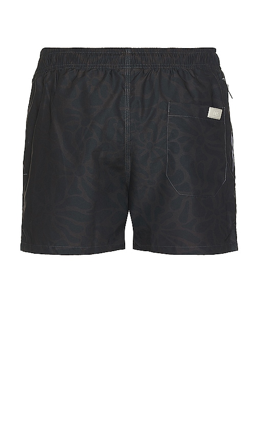 Shop Oas Blossom Swim Shorts In 棕色