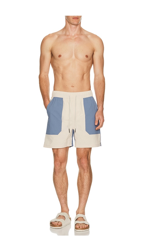  Oas Badeshorts Rex In Blue,blue. Größe M. Also In L, Xl/1x. 