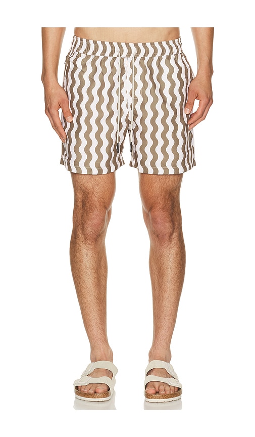 OAS SHORT DE BAIN FINE en CreamOlive Taille S Also en M L XL1X 122 €