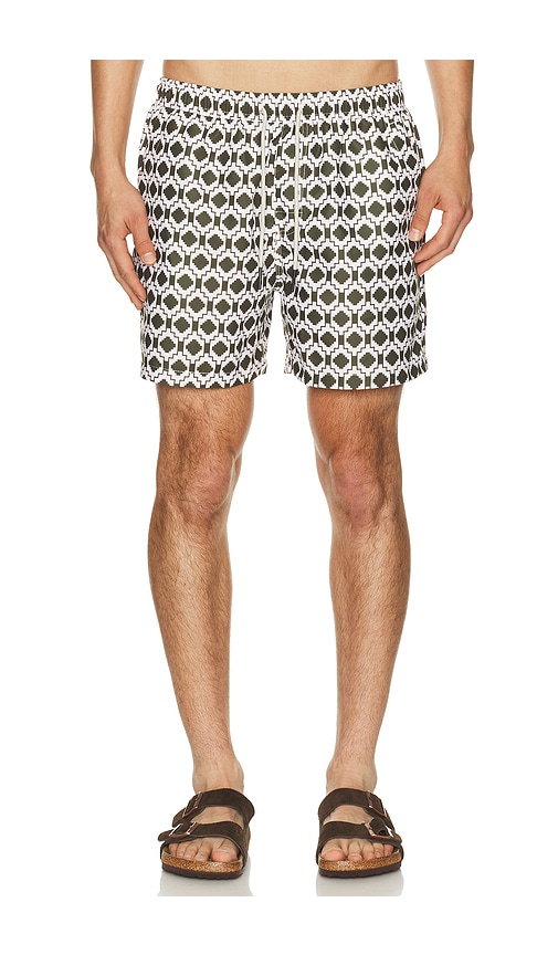 OAS SHORT DE BAIN PINE en ArmyWhite Taille S Also en M L XL1X 122 €